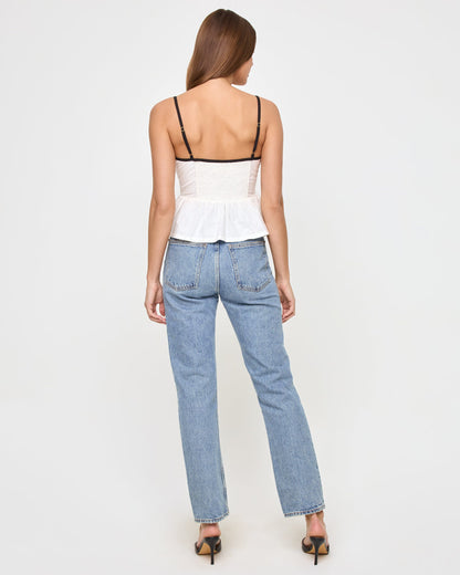 LSPACE Agnes Top - Cream-Black | LSPACE