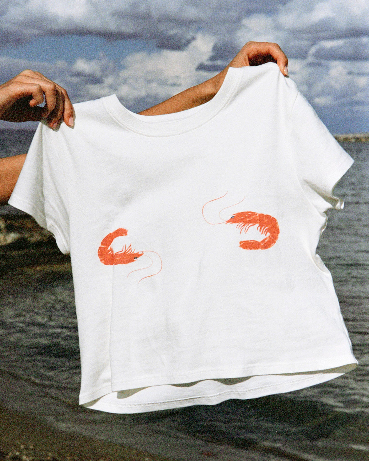 LSPACE Merci Baby Tee - Shrimp | LSPACE
