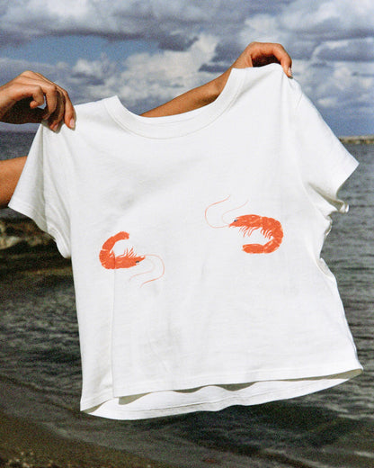 LSPACE Merci Baby Tee - Shrimp | LSPACE