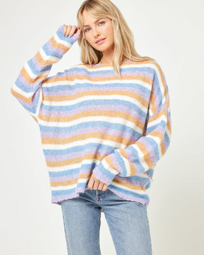 Oversized Boat Neck Sweater - LSPACE Cozy Clouds Sweater | LSPACE