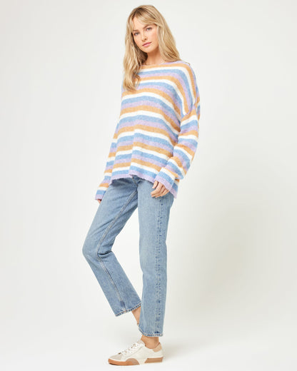 Oversized Boat Neck Sweater - LSPACE Cozy Clouds Sweater | LSPACE