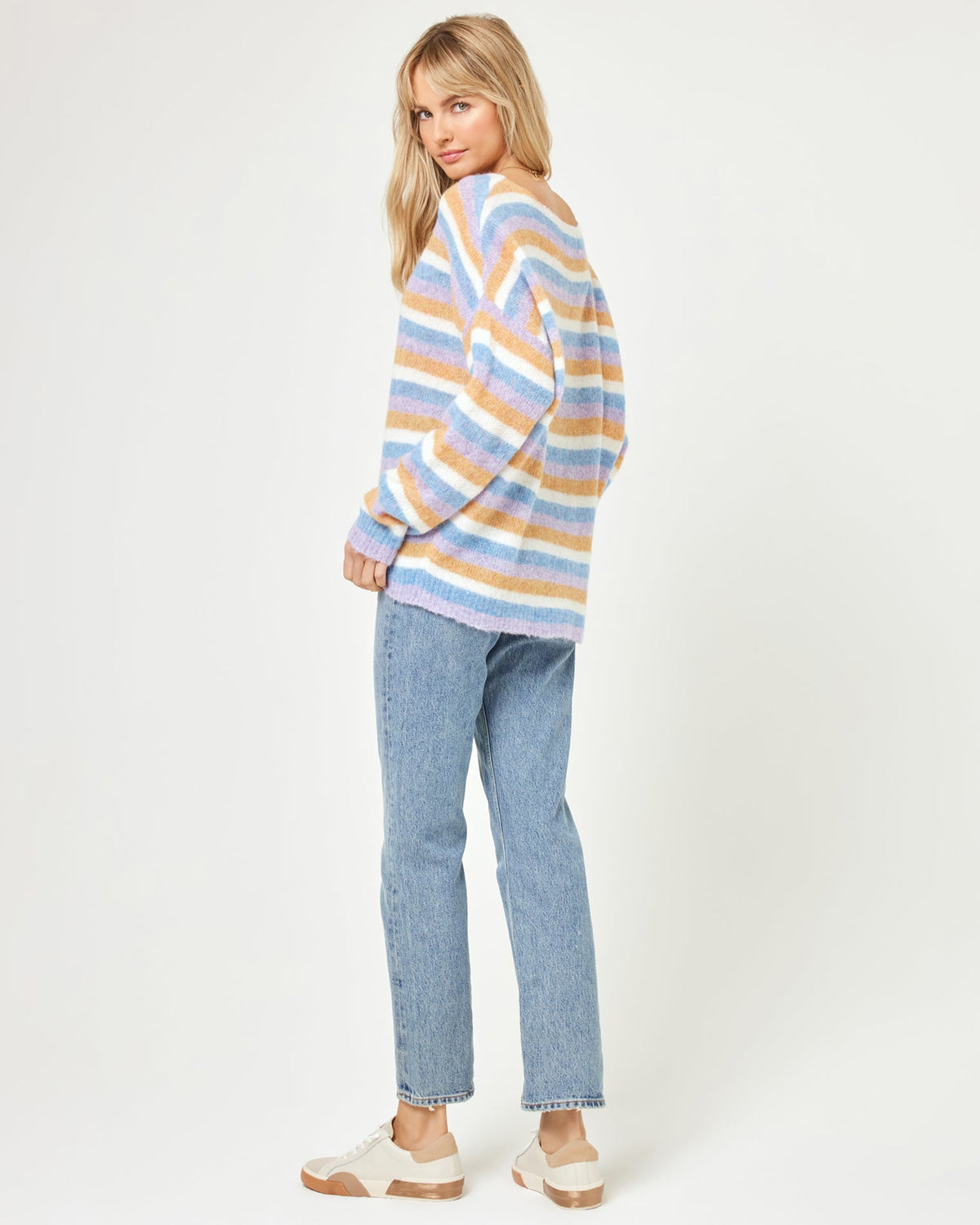 Oversized Boat Neck Sweater - LSPACE Cozy Clouds Sweater | LSPACE