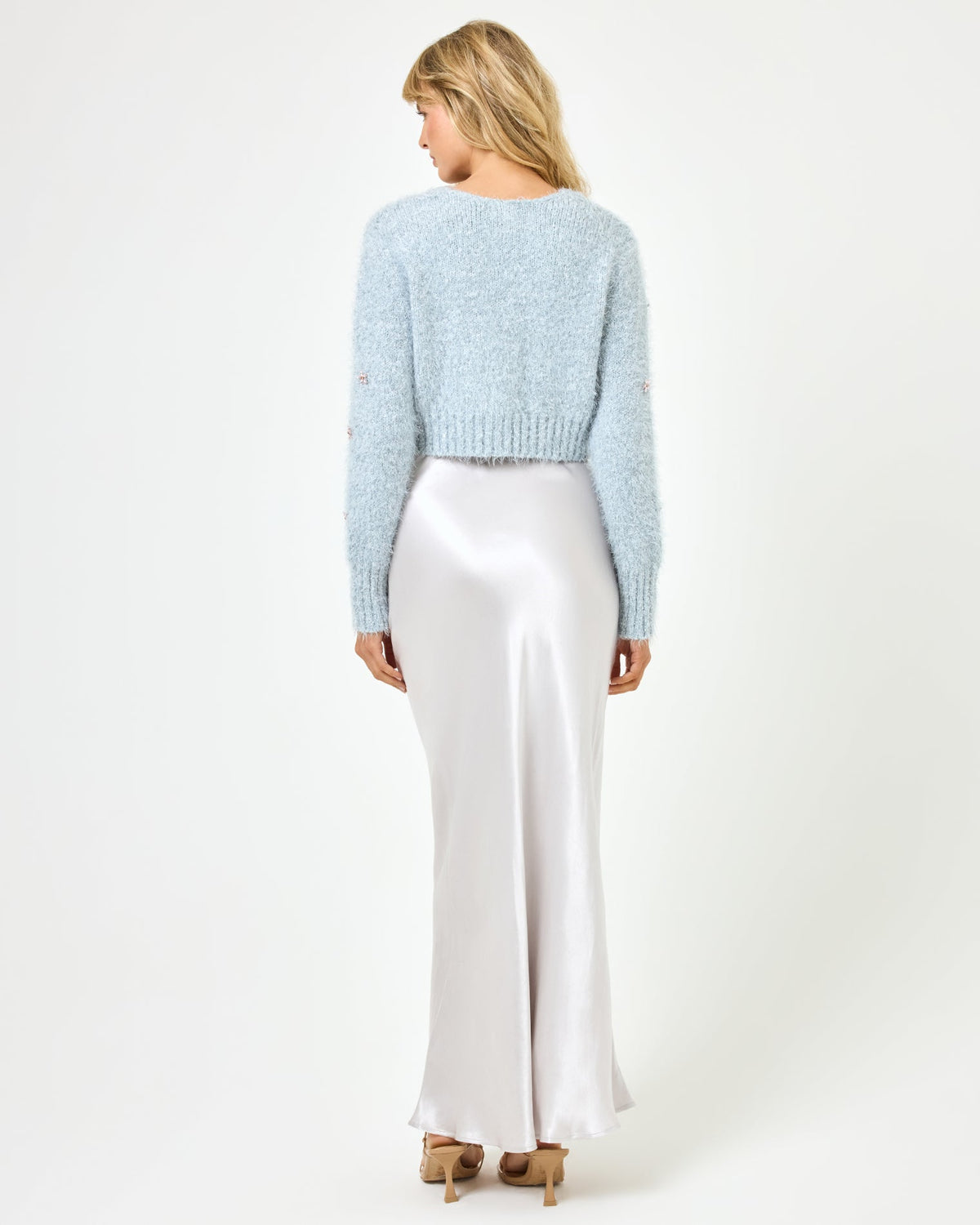 LSPACE Crystal Cardigan - Dove | LSPACE