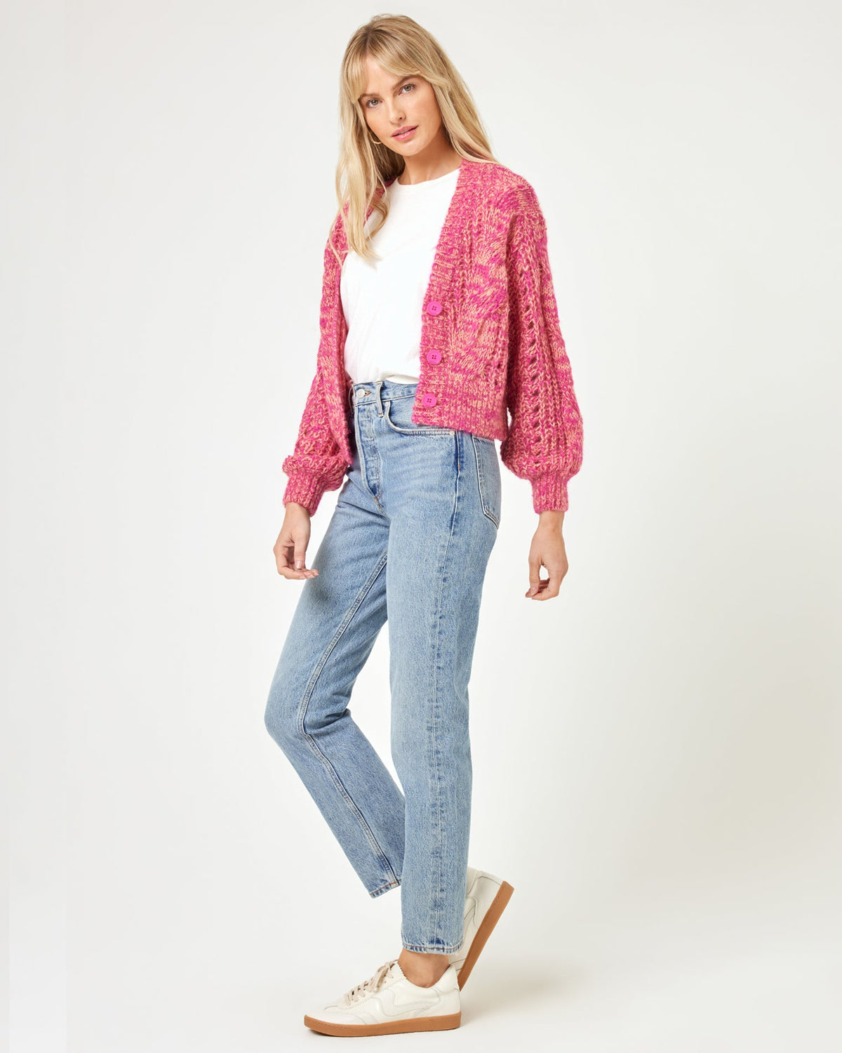 LSPACE Strawberry Fields Cardigan - Strawberry Marl | LSPACE
