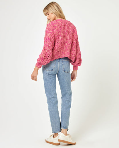 LSPACE Strawberry Fields Cardigan - Strawberry Marl | LSPACE
