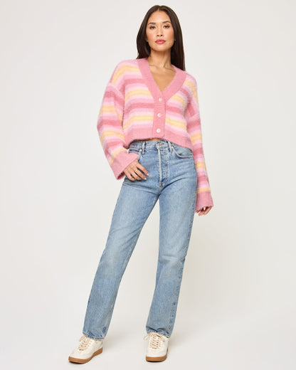 LSPACE Daybreak Cardigan - Daybreak Stripe | LSPACE