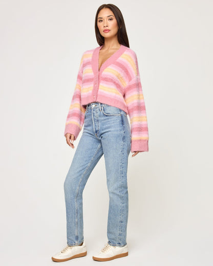 LSPACE Daybreak Cardigan - Daybreak Stripe | LSPACE
