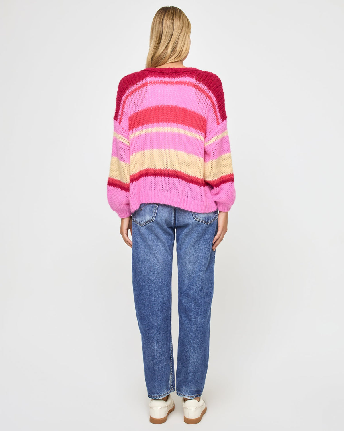 Womens Pink Knit Cardigan - LSPACE Lido Colorful Cardigan | LSPACE