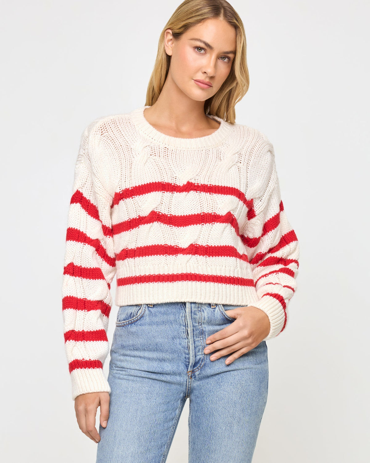 Kensley Pullover - Cream-Flame | LSPACE