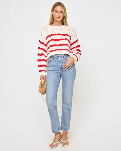 Kensley Pullover - Cream-Flame | LSPACE