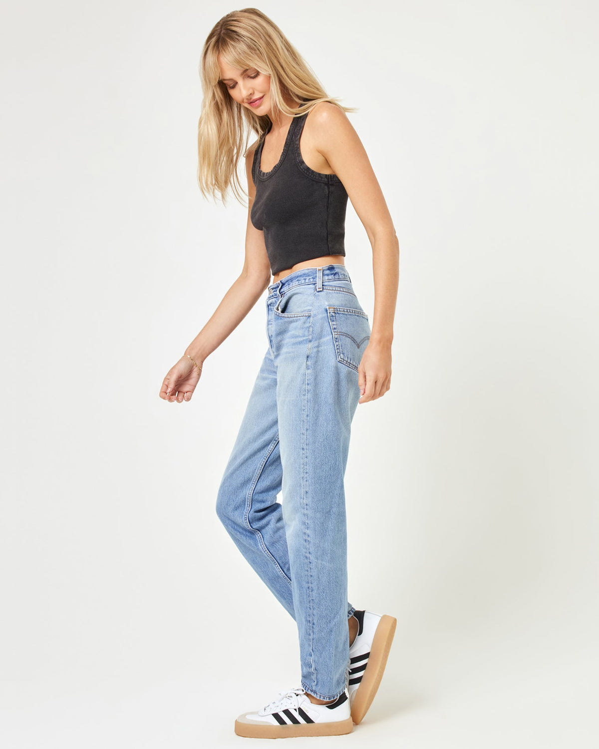aligrace Brigette Baggy Denim Pant | LSPACE