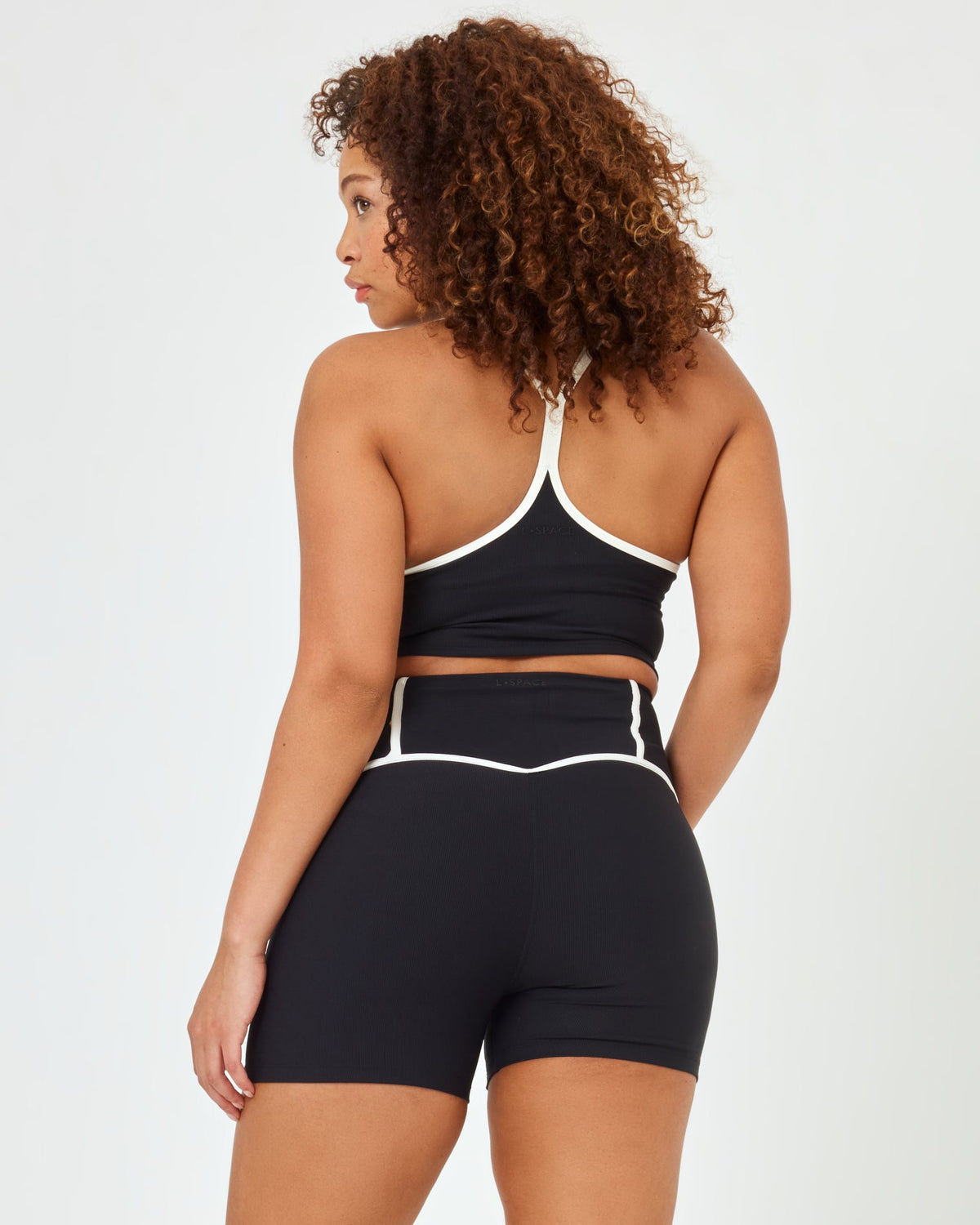 Revel Top - Black-Cream | LSPACE