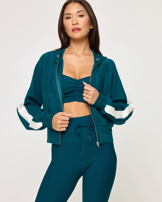 LSPACE Back To Back Jacket - Deepteal-Cream | LSPACE