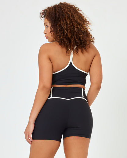 Revel Short - Black-Cream | LSPACE