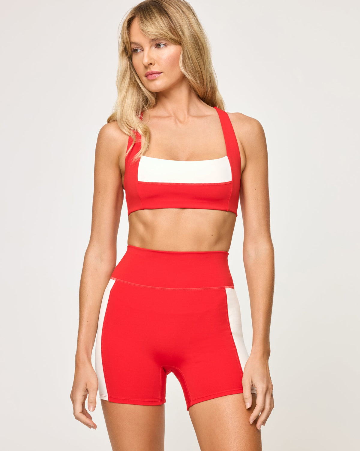 LSPACE Uppercut Short - Black-Cream | LSPACE