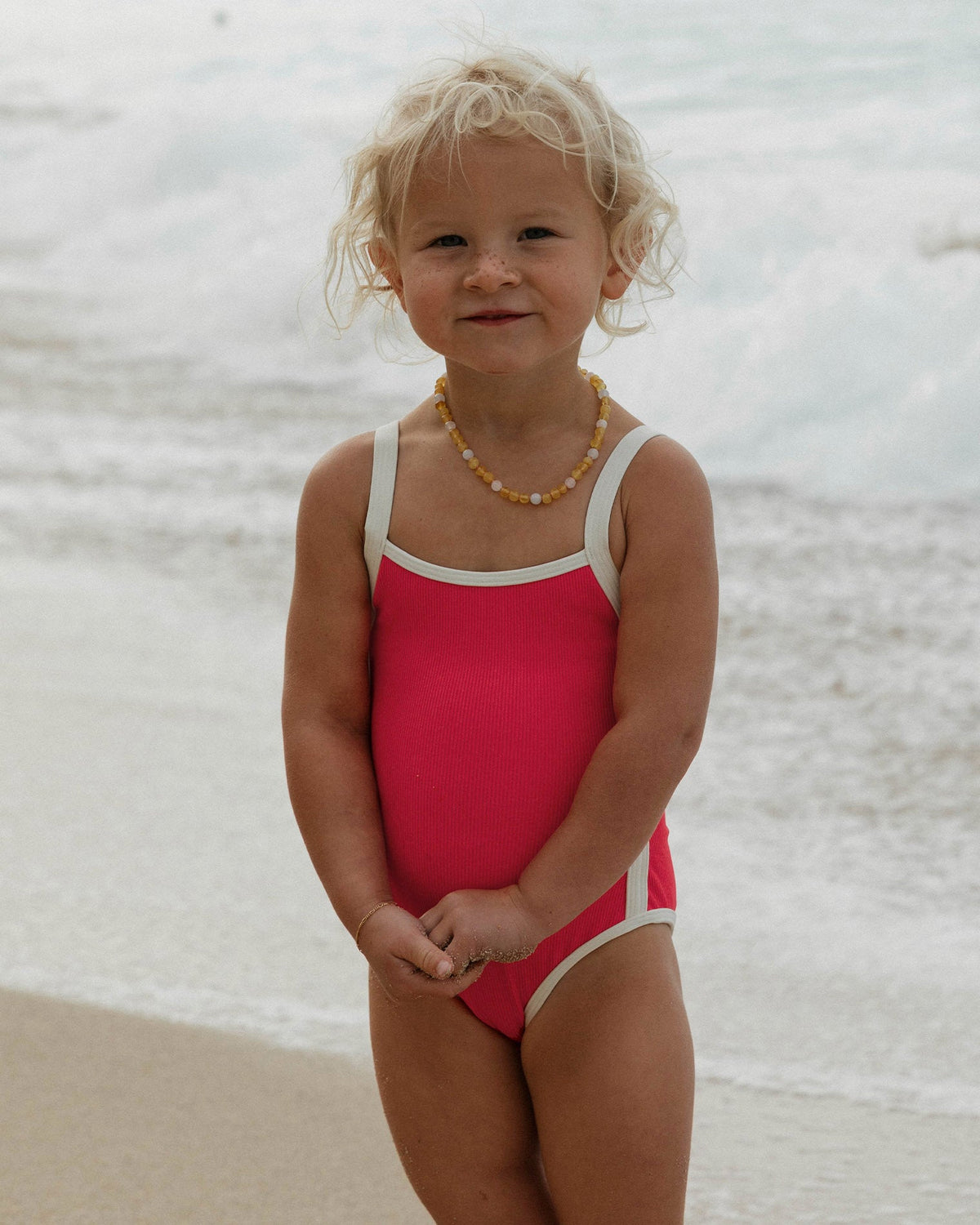 LSPACE Little L Beach Skipper One Pie - Pout/Cream | LSPACE