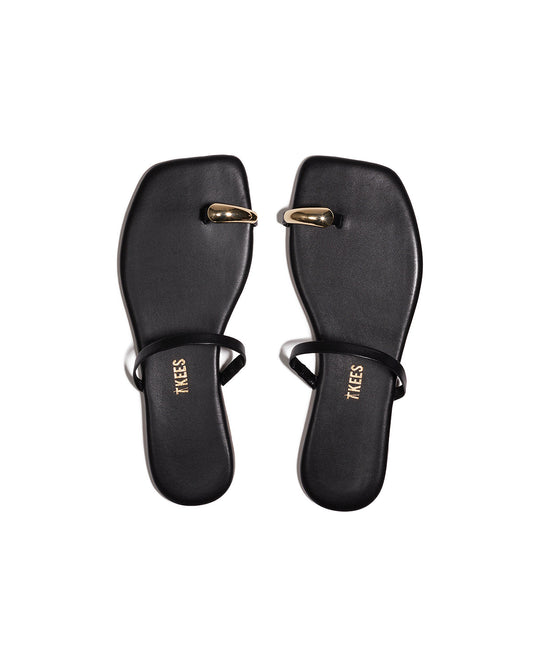 TKEES Colette Sandals - Black | LSPACE