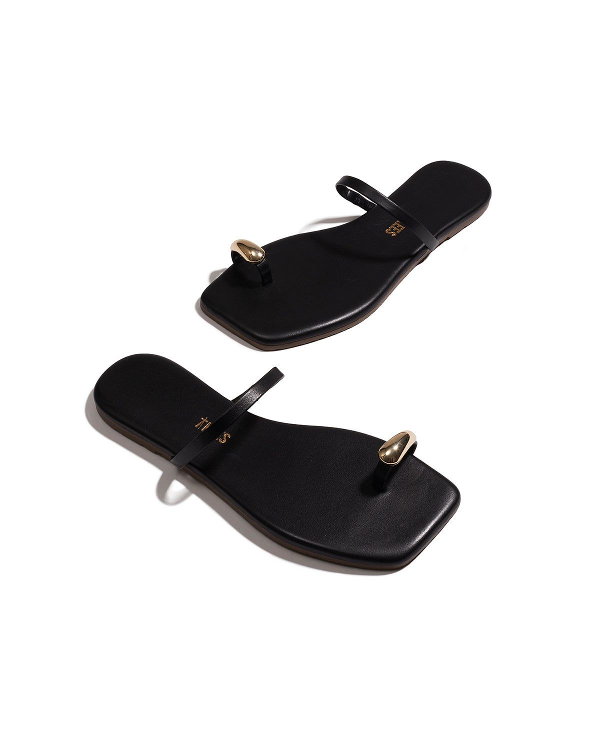 TKEES Colette Sandals - Black | LSPACE