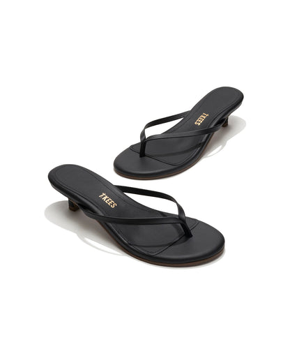 TKEES Julia Kitten Heel - Sable | LSPACE