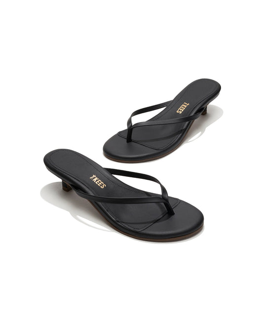 TKEES Julia Kitten Heel - Sable | LSPACE