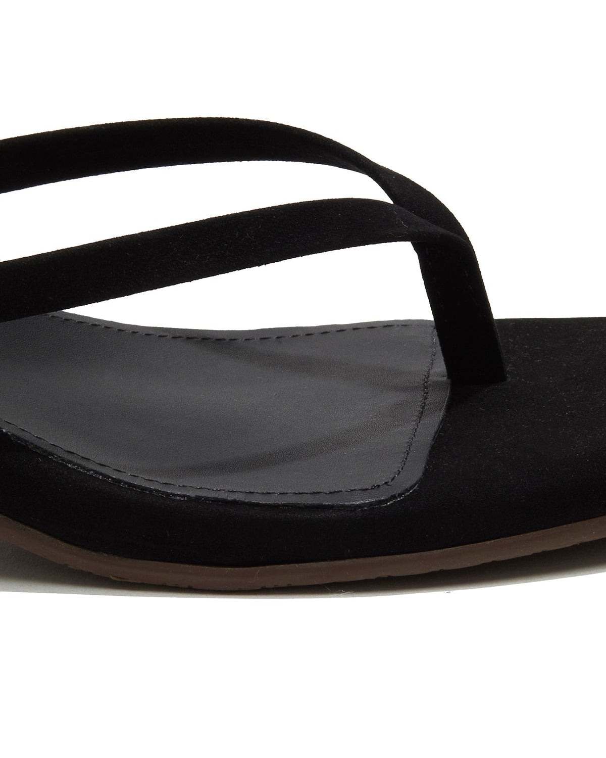 TKEES Square Toe Julia Suede - Black | LSPACE