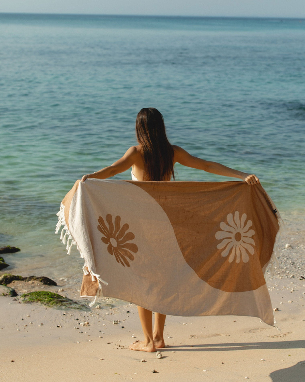 Slowtide Botanic Balance Turkish Towel - Brush | LSPACE