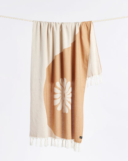 Slowtide Botanic Balance Turkish Towel - Brush | LSPACE