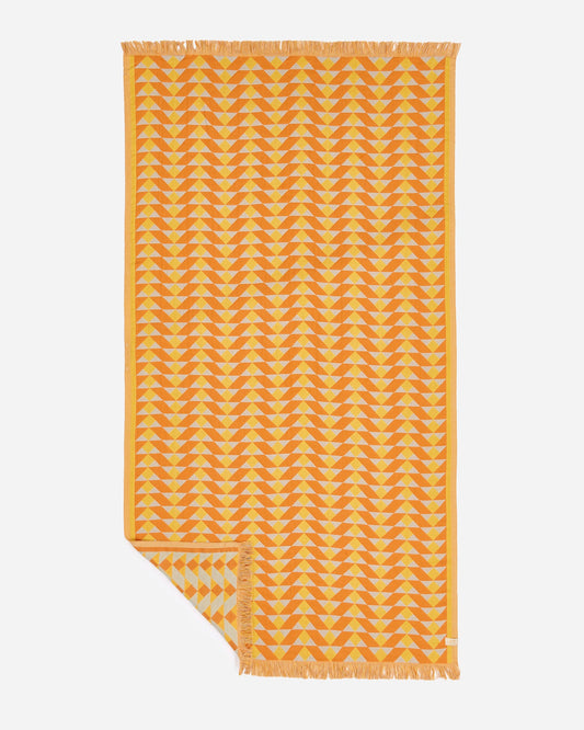 Slowtide Daydream Driftweave Turkish Towel - Curry | LSPACE