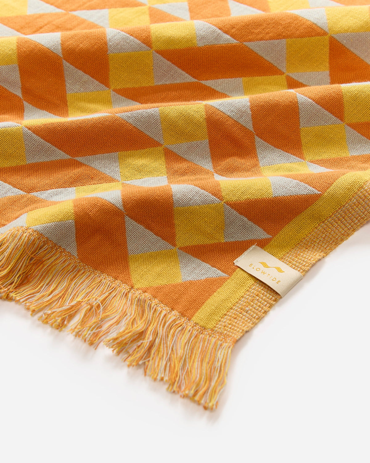 Slowtide Daydream Driftweave Turkish Towel - Curry | LSPACE